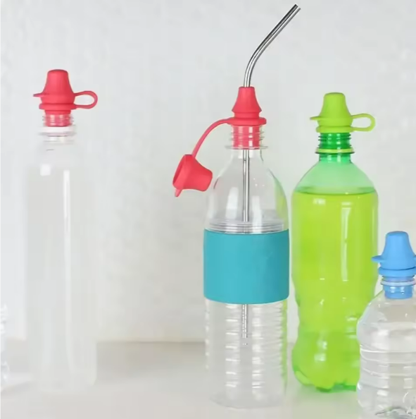 Tapa de botella antiderrames para niños - ¡🔥 Aprovecha el 50% OFF ahora y descubre el súper descuento del 80% OFF en el Pack x8! 🎁🛒✨