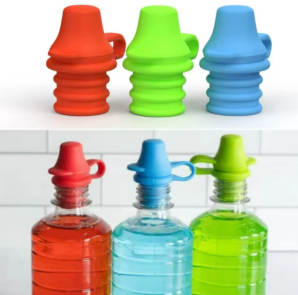 Tapa de botella antiderrames para niños - ¡🔥 Aprovecha el 50% OFF ahora y descubre el súper descuento del 80% OFF en el Pack x8! 🎁🛒✨