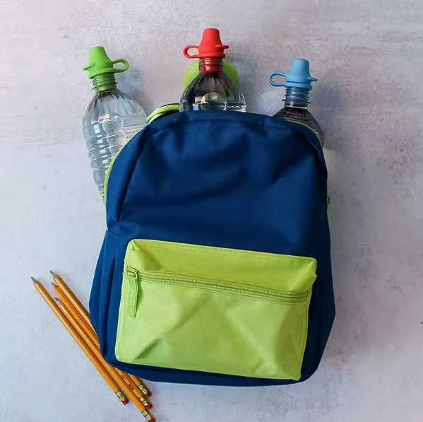 Tapa de botella antiderrames para niños - ¡🔥 Aprovecha el 50% OFF ahora y descubre el súper descuento del 80% OFF en el Pack x8! 🎁🛒✨