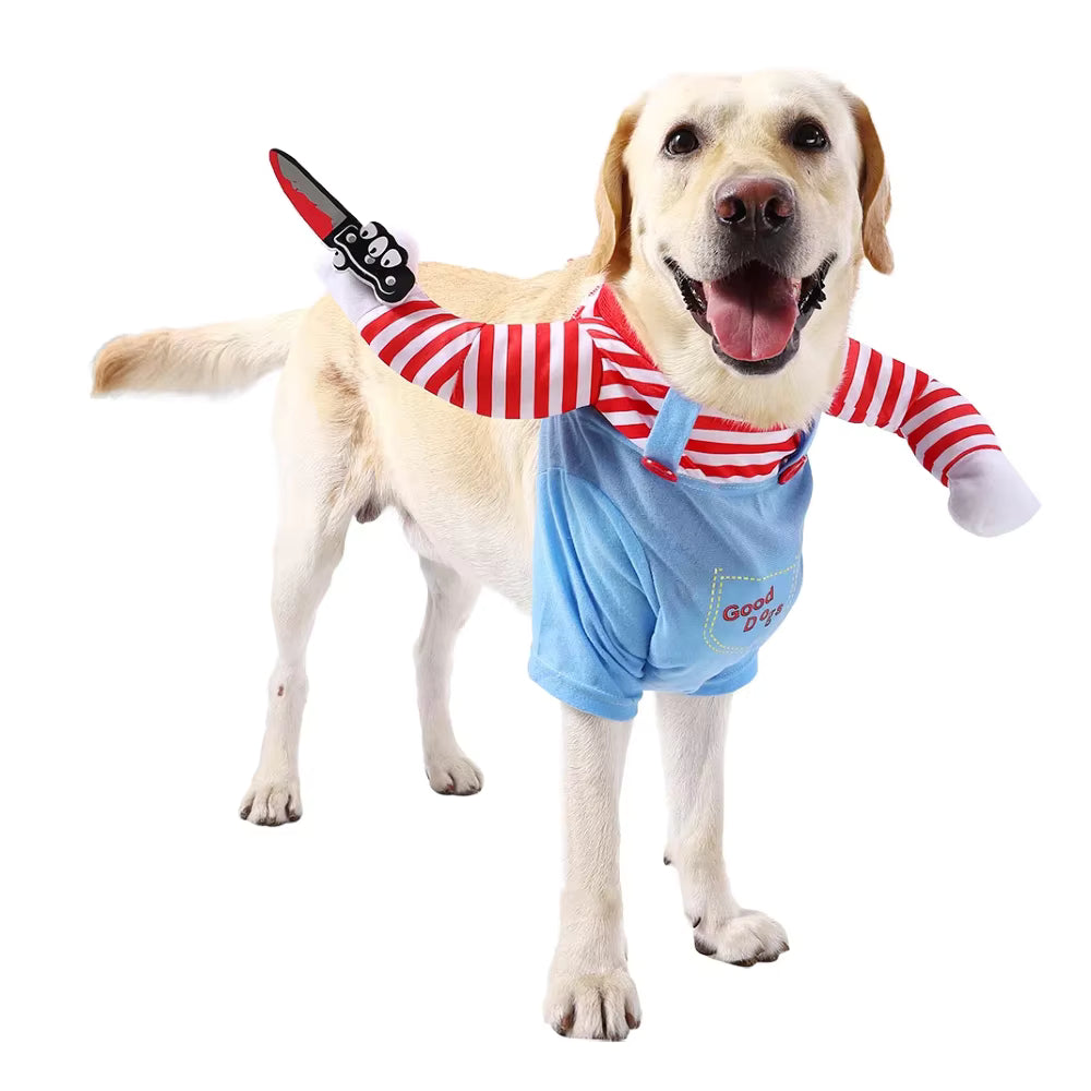 Disfraz Chucky para mascotas® 🎃
