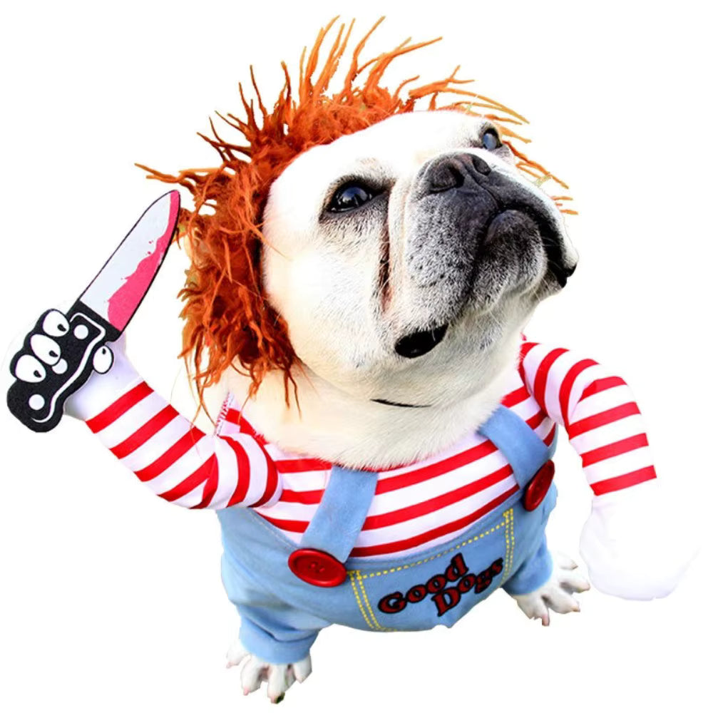 Disfraz Chucky para mascotas® 🎃