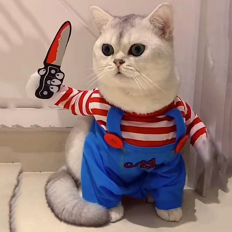 Disfraz Chucky para mascotas® 🎃