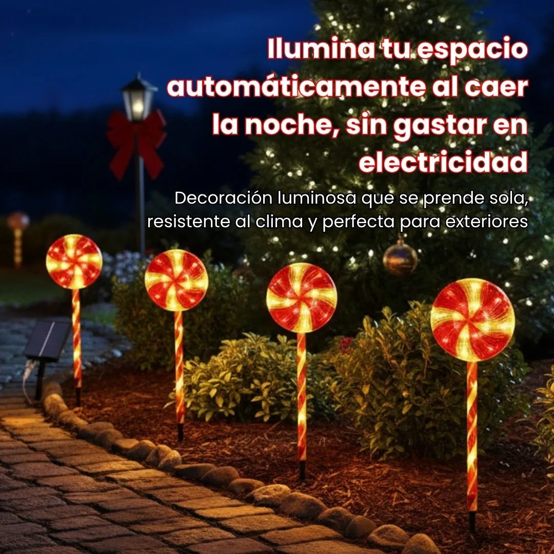Luces solares de Navidad - Pack X3