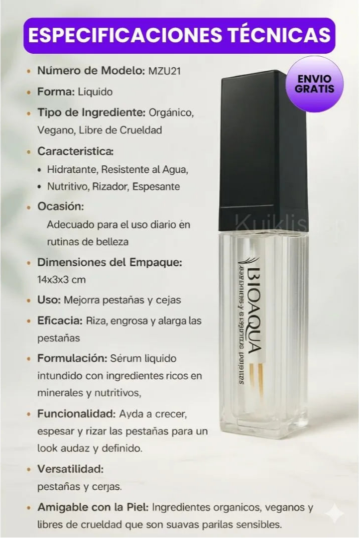 Sérum Alargador de Pestañas - Lujo y Belleza en Tu Mirada