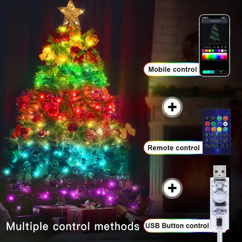 Luces Navideñas Premium LED RGB 10m Bluetooth®