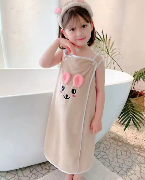 Toalla de baño para niña