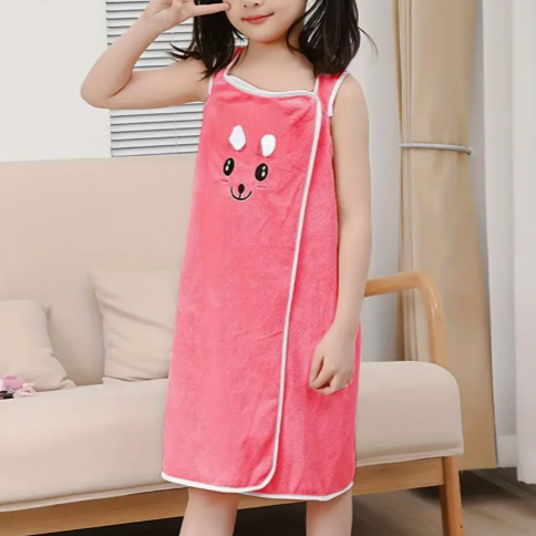 Toalla de baño para niña
