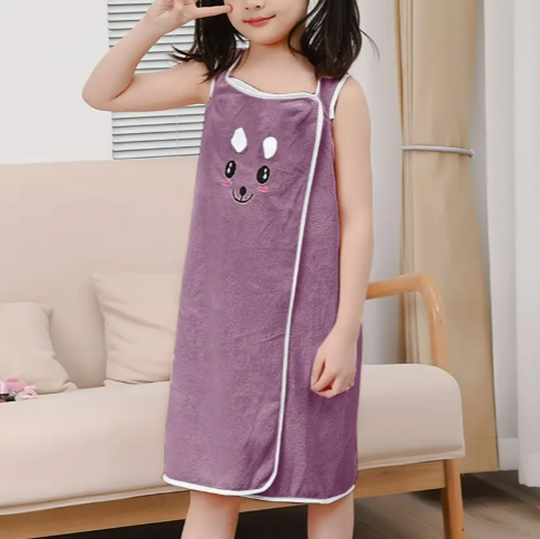 Toalla de baño para niña