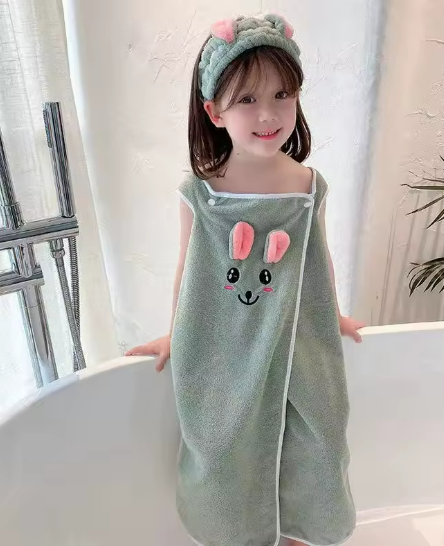 Toalla de baño para niña