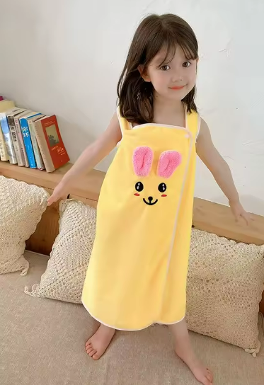 Toalla de baño para niña