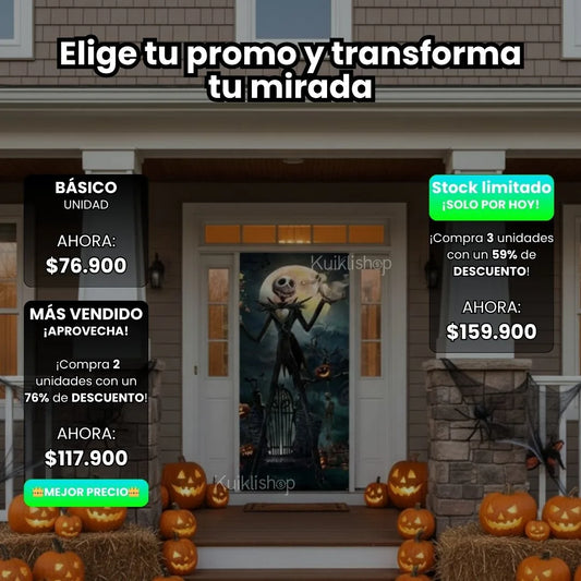 Funda de Puerta para Halloween