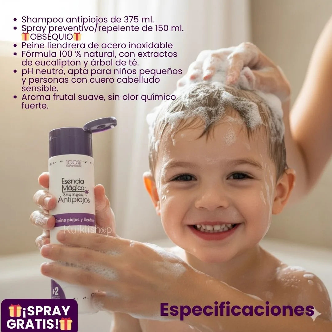 Kit Premium Antipiojos + SPRAY DE OBSEQUIO 🎁®