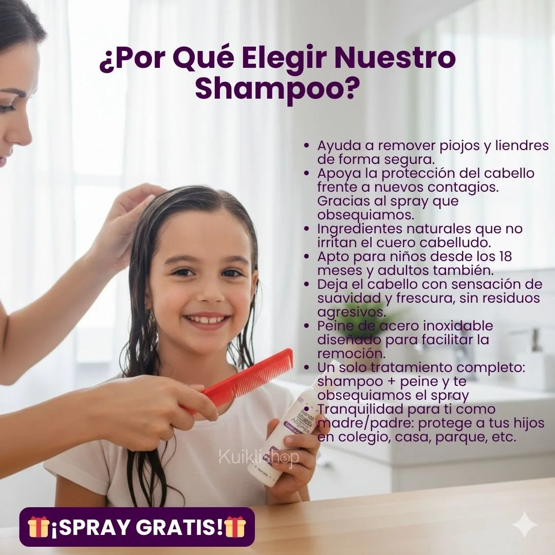 Kit Premium Antipiojos + SPRAY DE OBSEQUIO 🎁®