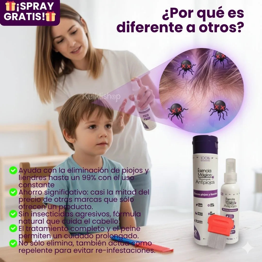 Kit Premium Antipiojos + SPRAY DE OBSEQUIO 🎁®