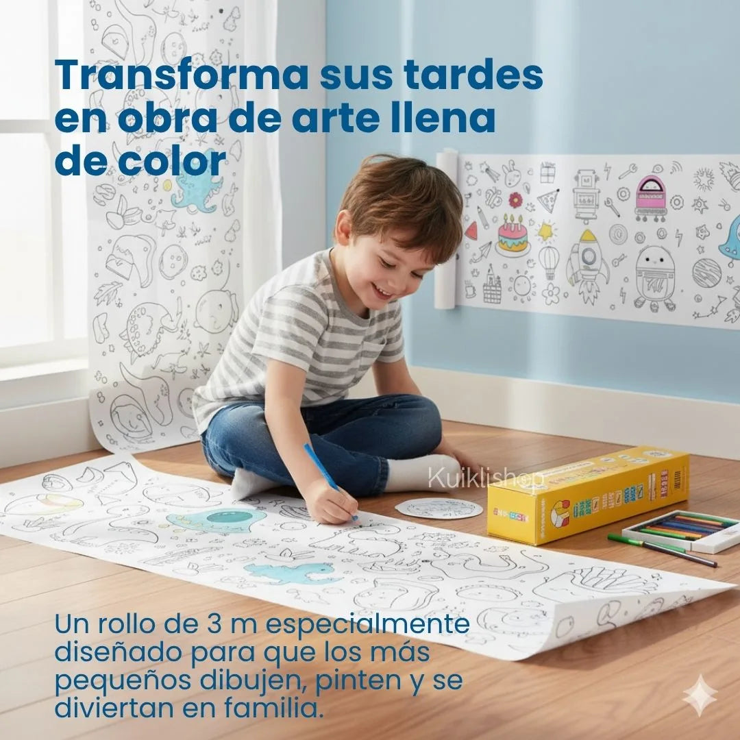 Rollo de Lienzo Creativo Premium – 3 Metros®