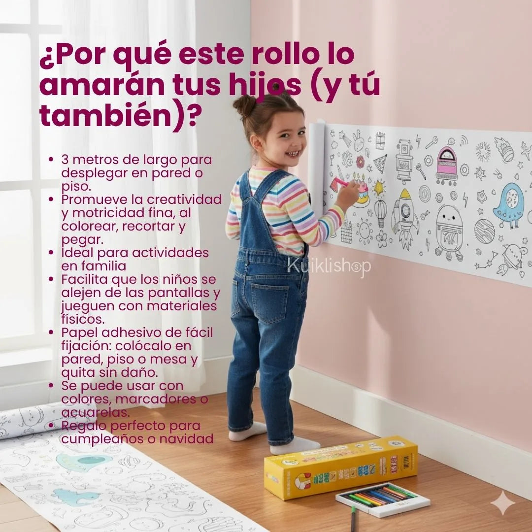 Rollo de Lienzo Creativo Premium – 3 Metros®