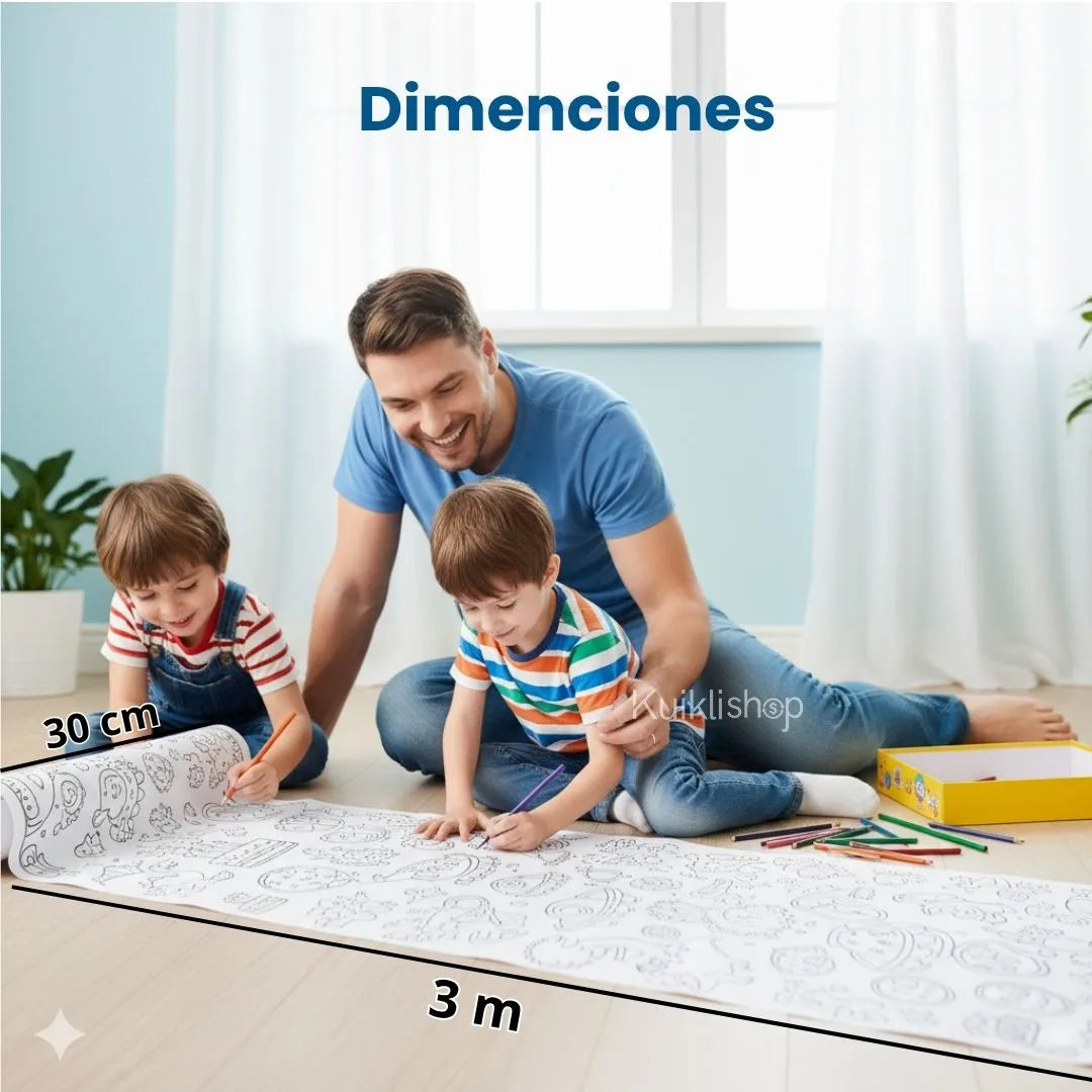 Rollo de Lienzo Creativo Premium – 3 Metros®