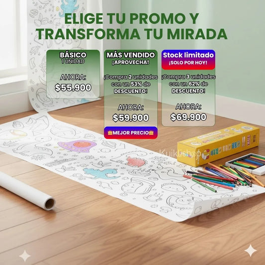 Rollo de Lienzo Creativo Premium – 3 Metros®